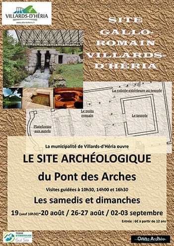 Ouverture du site archéologique- août septembre 2023